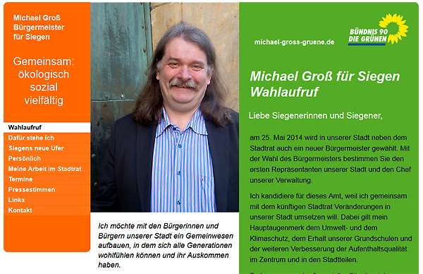 Bürgermeister für Siegen - Michael Groß