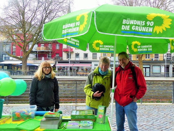 Die Siegener Grünen aktiv im Wahlkampf