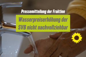 Wasserpreis, Preiserhöhung, SVB, Pressemitteilung 