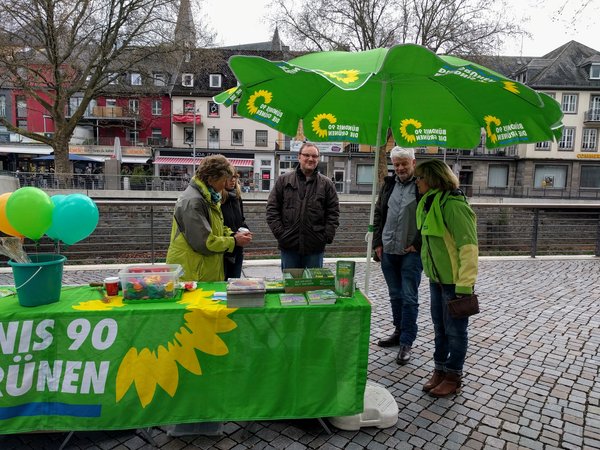 Die Siegener Grünen aktiv im Wahlkampf